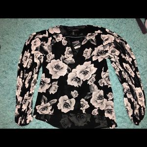 Flower blouse White House Black Market
